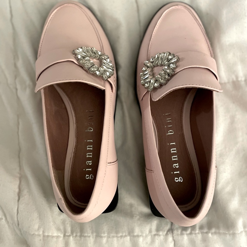 Gianni Bini Pink Stud Loafer 6.5